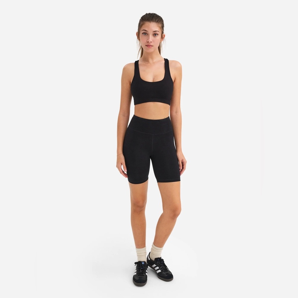 MATE the Label Black High-Rise Bike Shorts